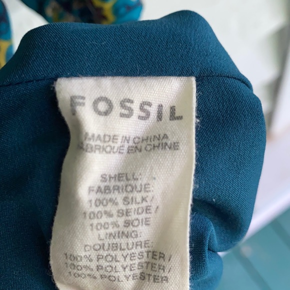 Retro style Silk Fossil dress - Picture 4 of 6